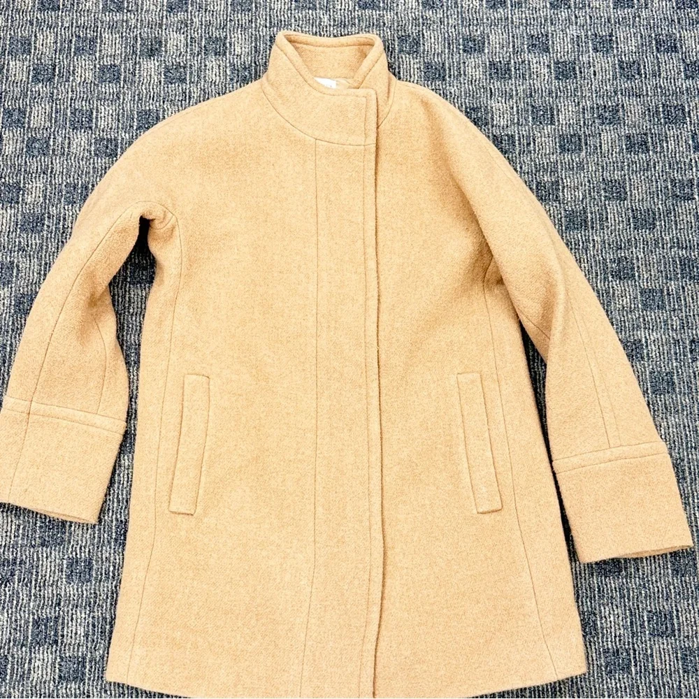 J. Crew Women's Camel Wool Jacket Sz 6‎